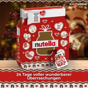 nutella Advent Calendar 2026 with Socks, Card Game & Photo Stand, 528 g – Bild 8