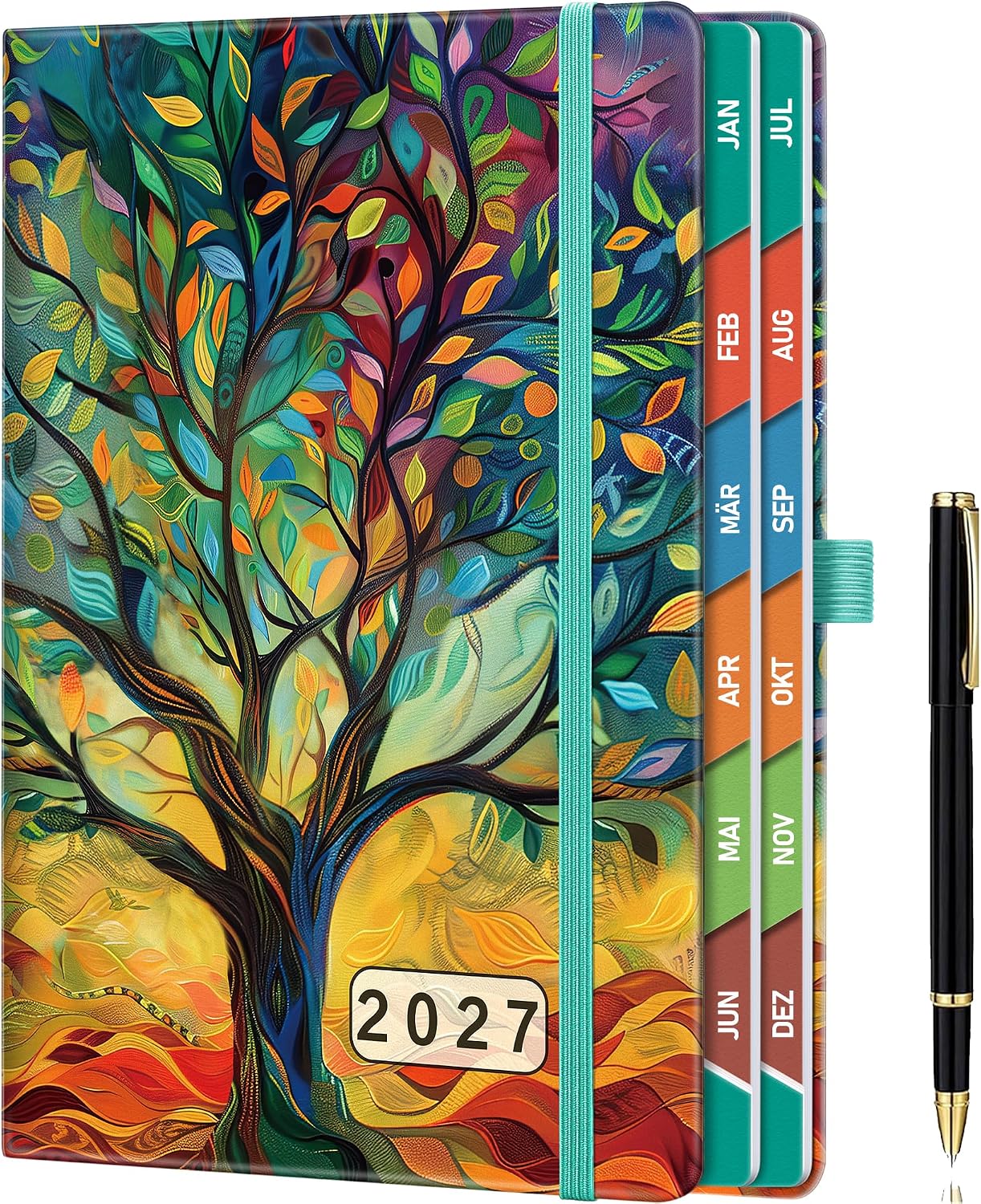Daily Planner 2027 A5, Daily Calendar 2027 with 1 Page per Day