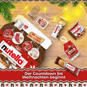 nutella Advent Calendar 2026 with Socks, Card Game & Photo Stand, 528 g – Bild 4