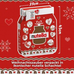nutella Advent Calendar 2026 with Socks, Card Game & Photo Stand, 528 g – Bild 9