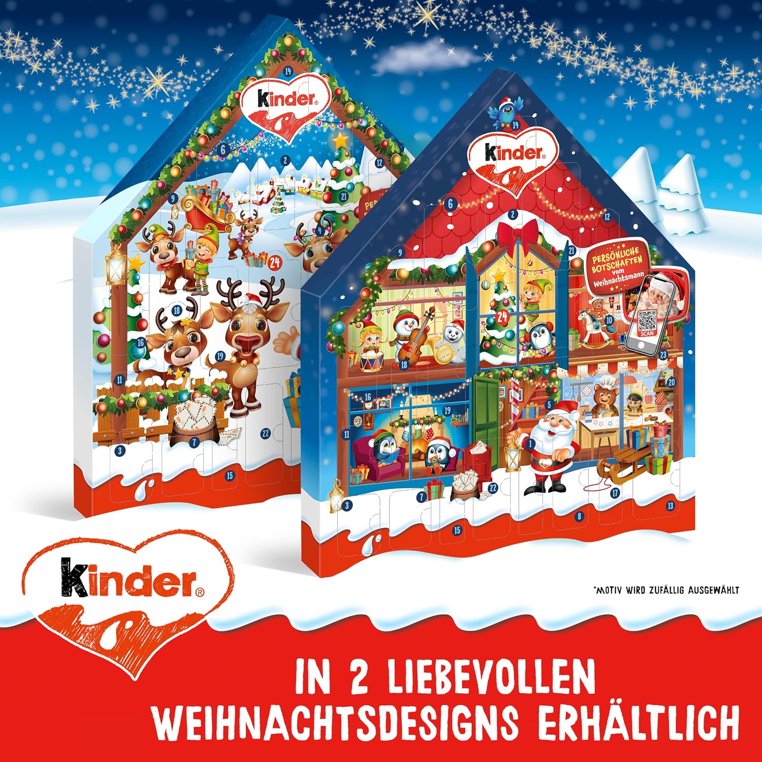 Kinder Maxi Mix Advent Calendar 2026, with 8 Hollow Figures & Chocolate – Bild 4