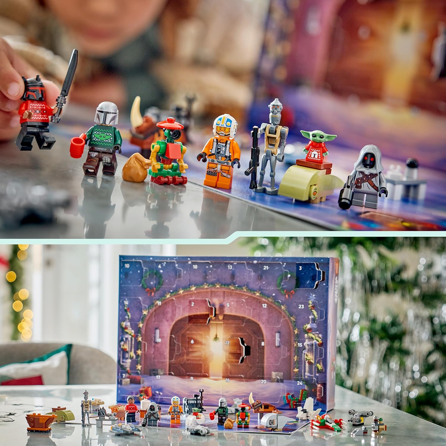 LEGO Star Wars 75456 Advent Calendar 2026 - Pre-Christmas Gift Toy for Boys from 6 Years - 24 Surprises with 4 Mini Figures, IG-11 Droid & Grogu Figure - Gift for The Mandalorian Fans – Bild 5