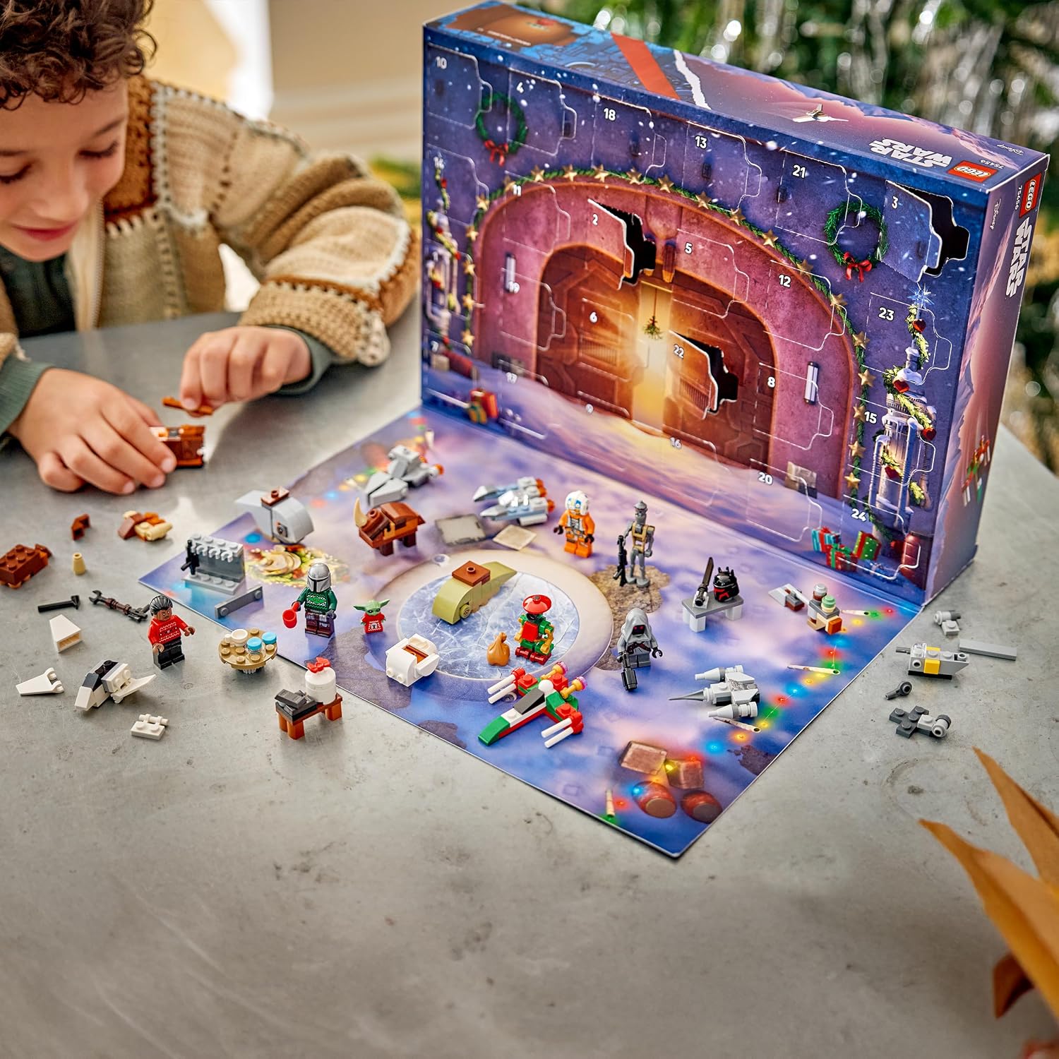 LEGO Star Wars 75456 Advent Calendar 2026 - Pre-Christmas Gift Toy for Boys from 6 Years - 24 Surprises with 4 Mini Figures, IG-11 Droid & Grogu Figure - Gift for The Mandalorian Fans – Bild 6
