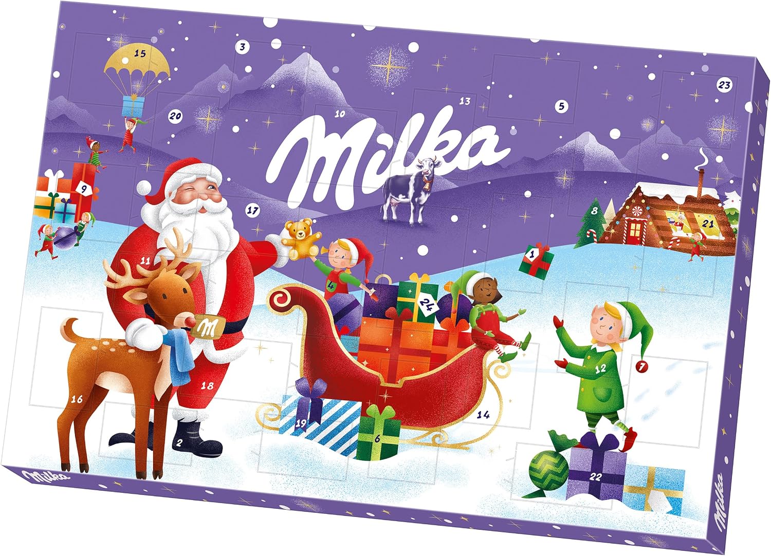 Milka Advent Calendar, 24 Doors with Alpine Milk Chocolate, 200 g – Bild 4