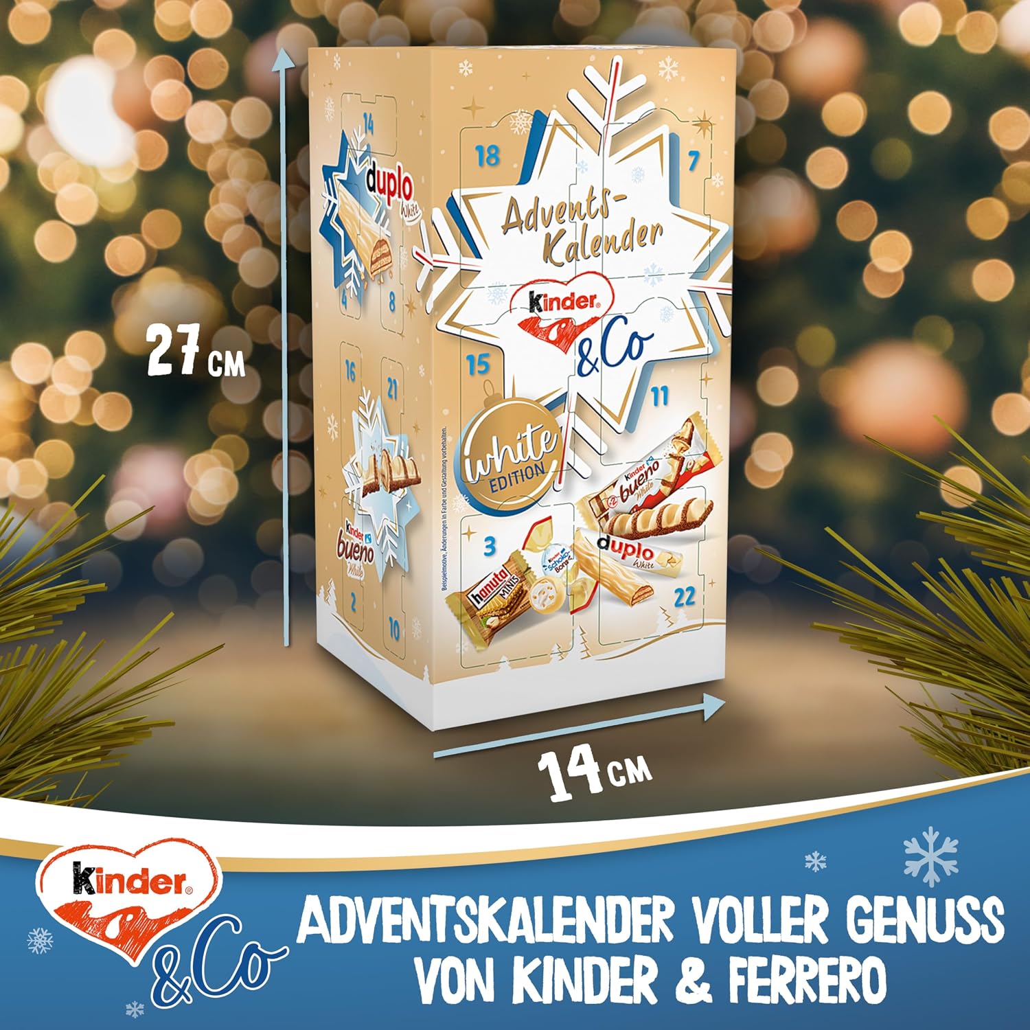 Kinder and Co. White Advent Calendar 2026 – Bild 3